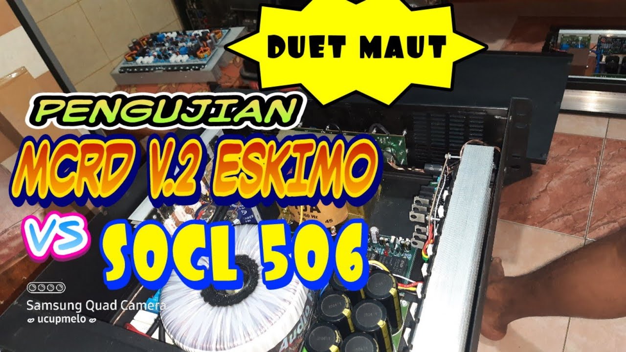 DRIVER MCRD V.2 ESKIMO & DRIVER SOCL 506 POWER AMPLIFIER HASIL WATT