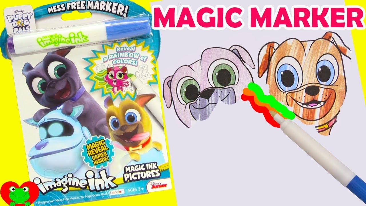 Puppy Dog Pals Coloring Games Imagine Ink Magic Marker Bingo and Rolly