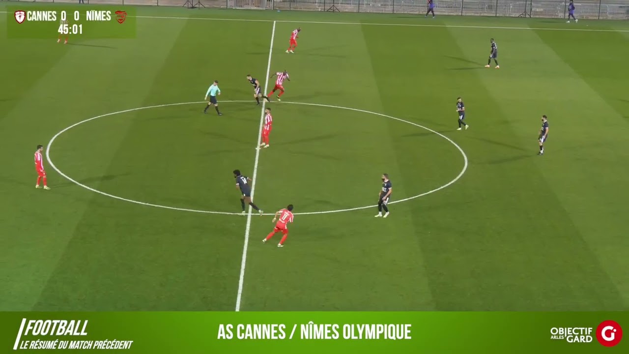 N&Icirc;MES OLYMPIQUE Le r&eacute;sum&eacute; de la rencontre &agrave; l'ext&eacute;rieur face &agrave; l'AS Cannes