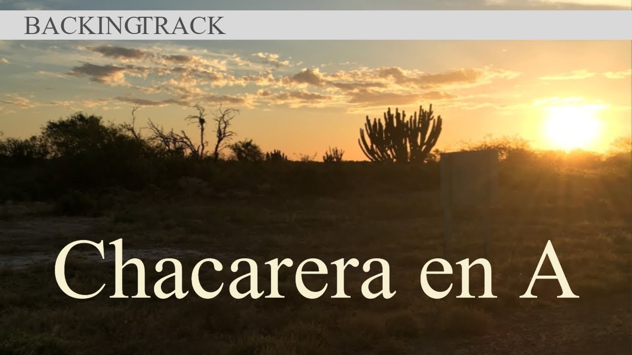Chacarera en A | Backing track