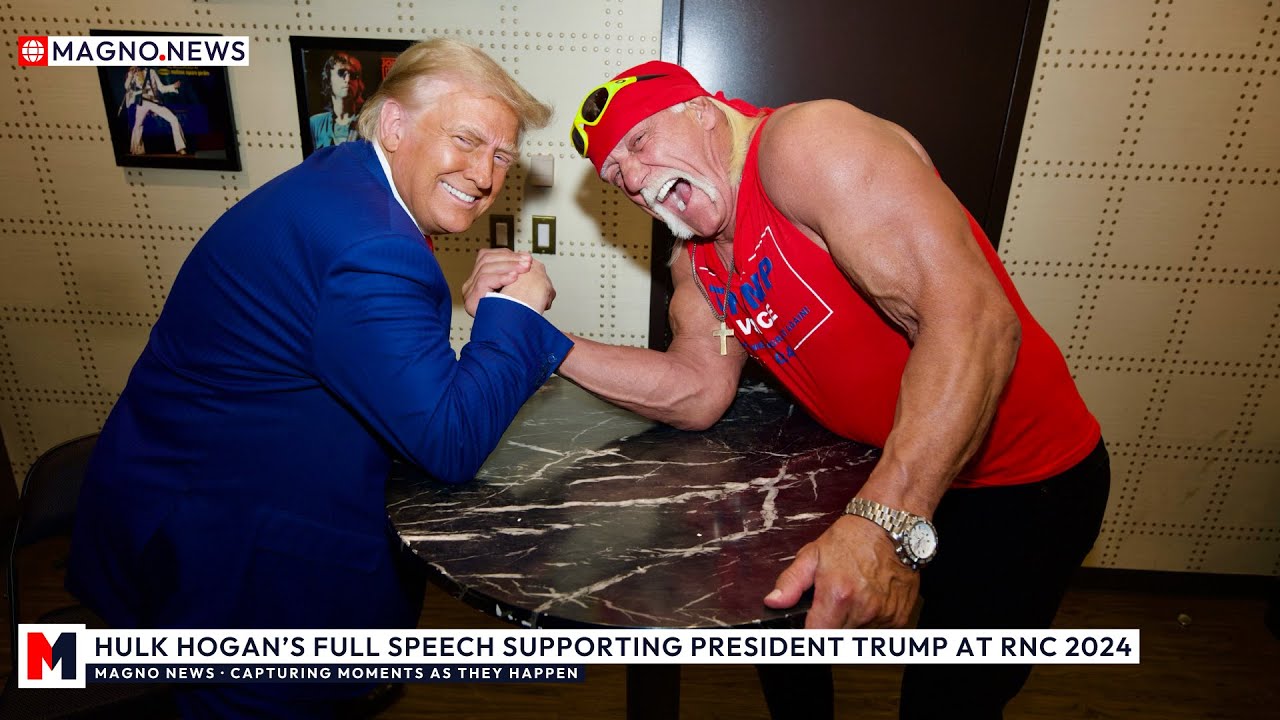 🇺🇸 Hulk Hogan Dies at 71 | Watch Full Speech Supporting President Trump at RNC 2024