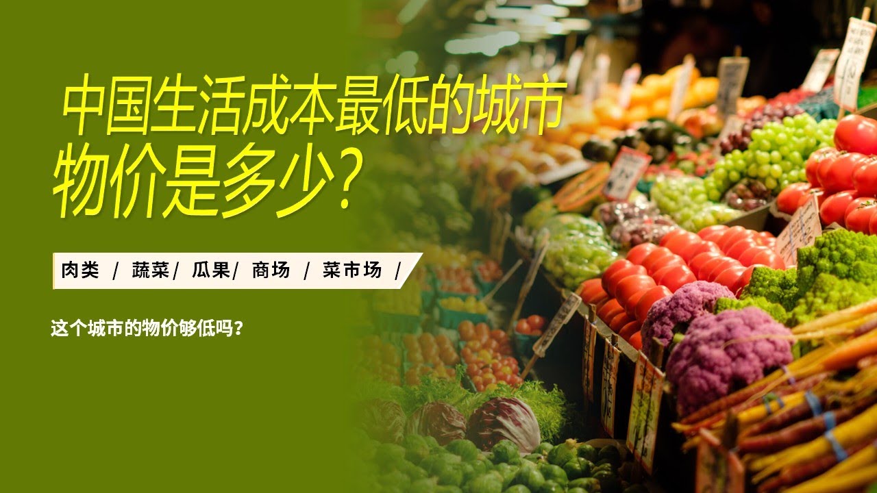 中国生活水平最低的城市，消费水平怎么样？#云南旅居 #数字游民 #低成本生活