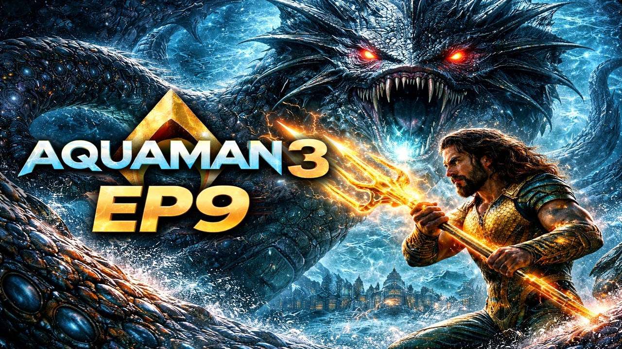 Aquaman 3 EP-9 | Ultimate Ocean Monster War (Shark vs Kraken vs Megalodon)