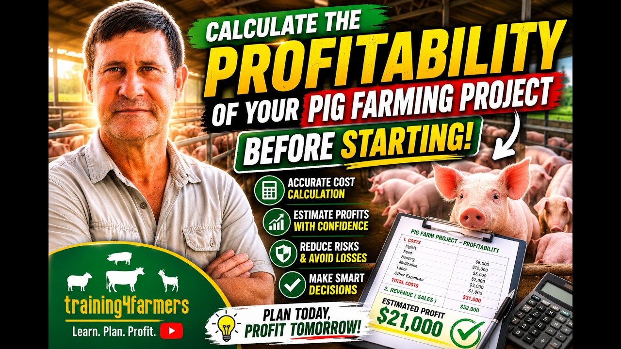 Calculate the feasibility of pig farming before starting
