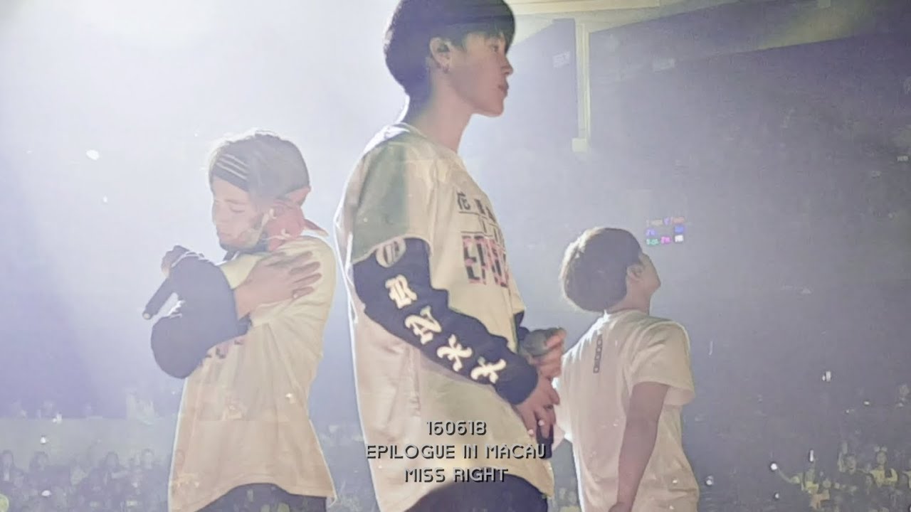 160618 BTS EPILOGUE IN MACAU - MISS RIGHT (JM V JK FOCUS)