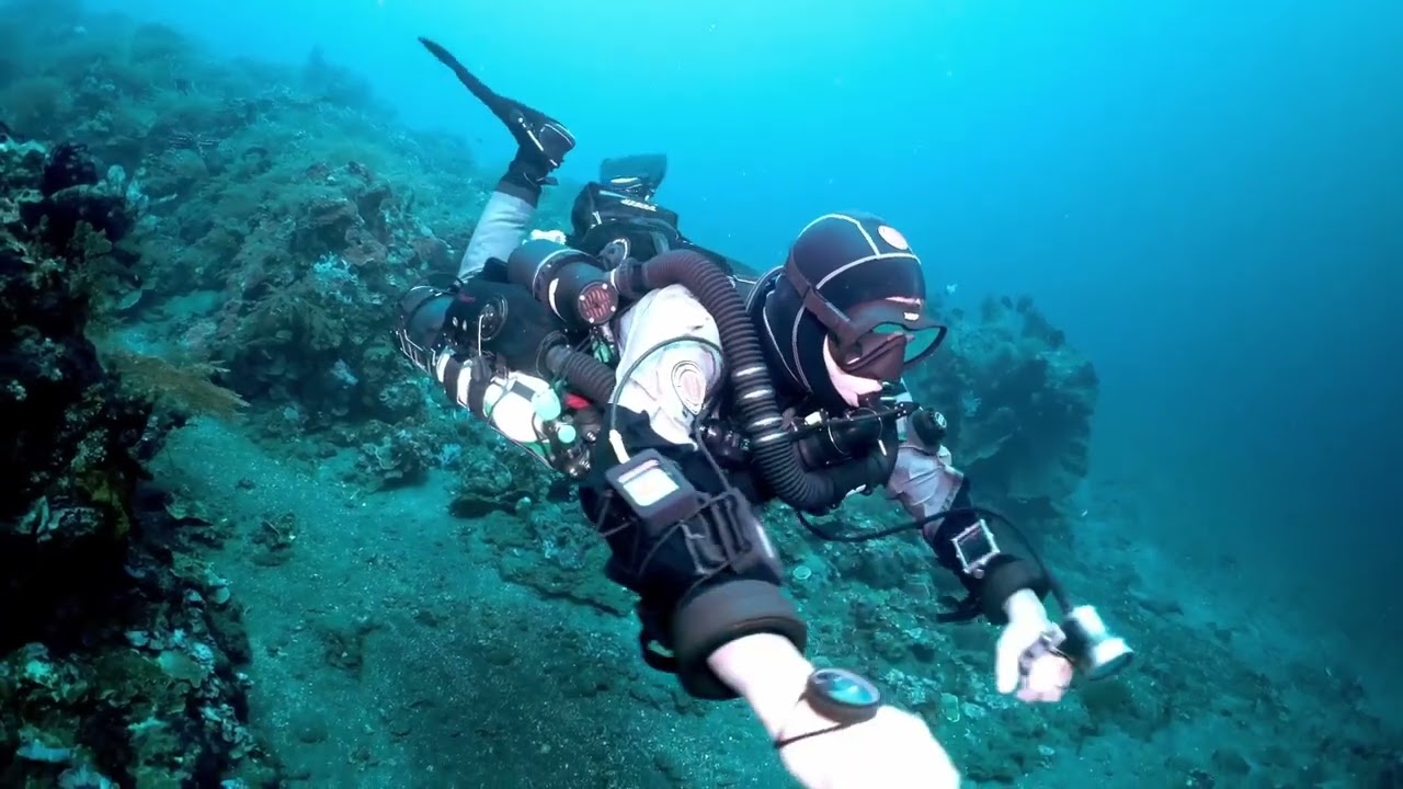 Dual rebreather with Liberty CCR + Kiss sidewinder CCR with BALI DIVE TREK