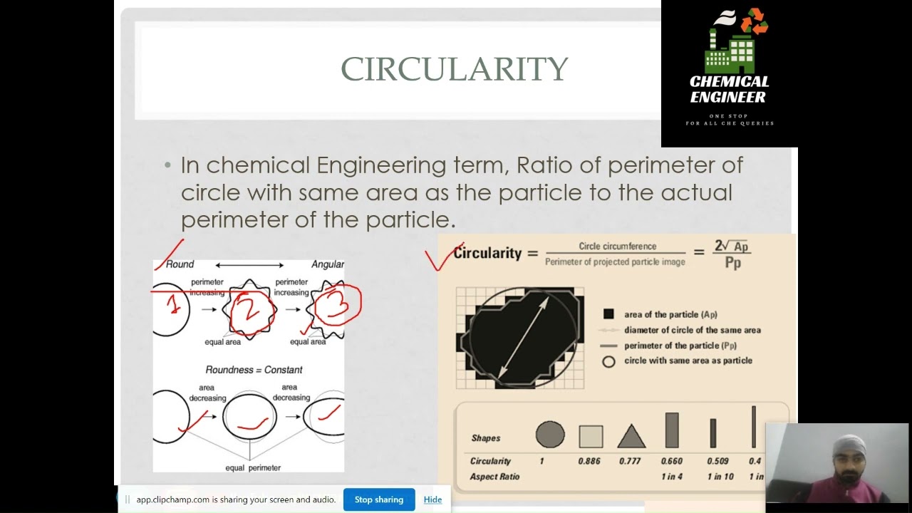 LEC-4 | Circularity | Particle Shape | Mechanical Unit Operation