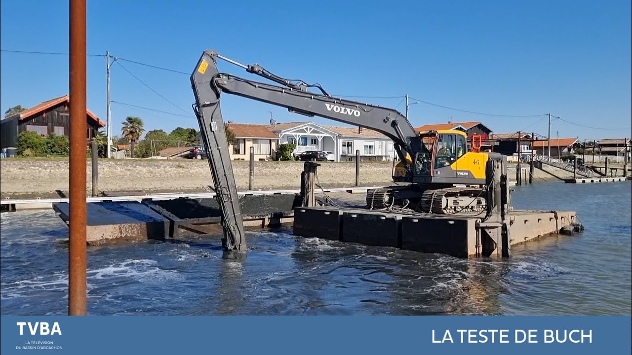 Déjà 12 500 m3 de sédiments prélevés au port de La Teste