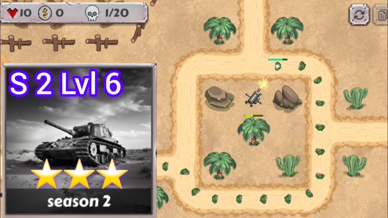 Battle Strategy: Tower Defense (2024) // Season 2 Level 6 ⭐⭐⭐