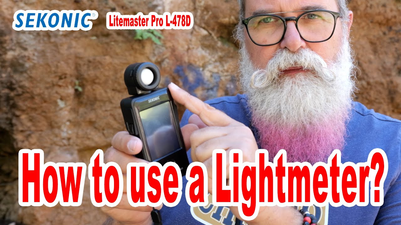 How to measure light with a Lightmeter? Examples with Sekonic Litemaster L-478D - IN ENGLISH