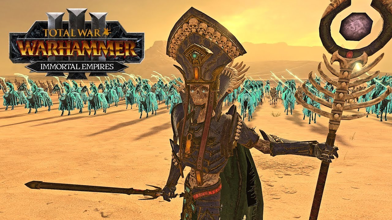DESTROYING THE BRETONS & Dwarves - Tomb Kings - Arkhan The Black #01 Warhammer3 TotalWar Playthrough