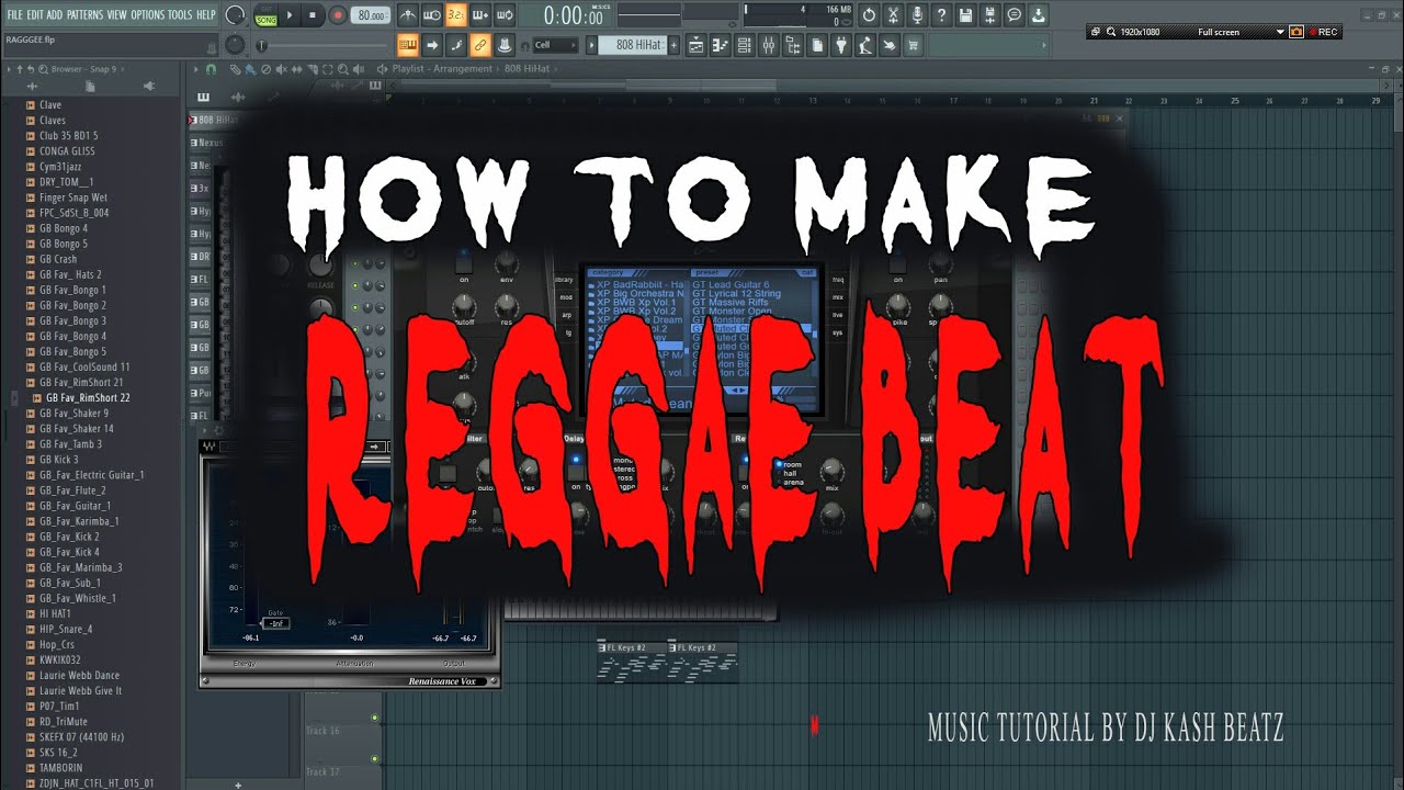 HOW TO MAKE REGGAE BEAT GOSPEL OR SECULAR FROM SCRATCH IN FL STUDIO (Beginners )🔥🔥🔥🔥