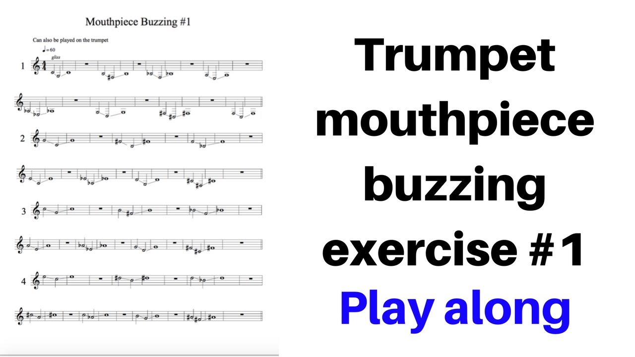 Trumpet Mouthpiece Buzzing #1 Play Along