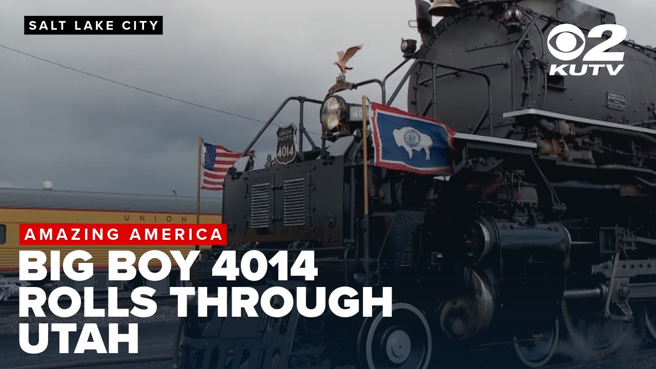 Исторический &laquo;Биг Бой&raquo; проезжает по Юте, оживляя американское прошлое.