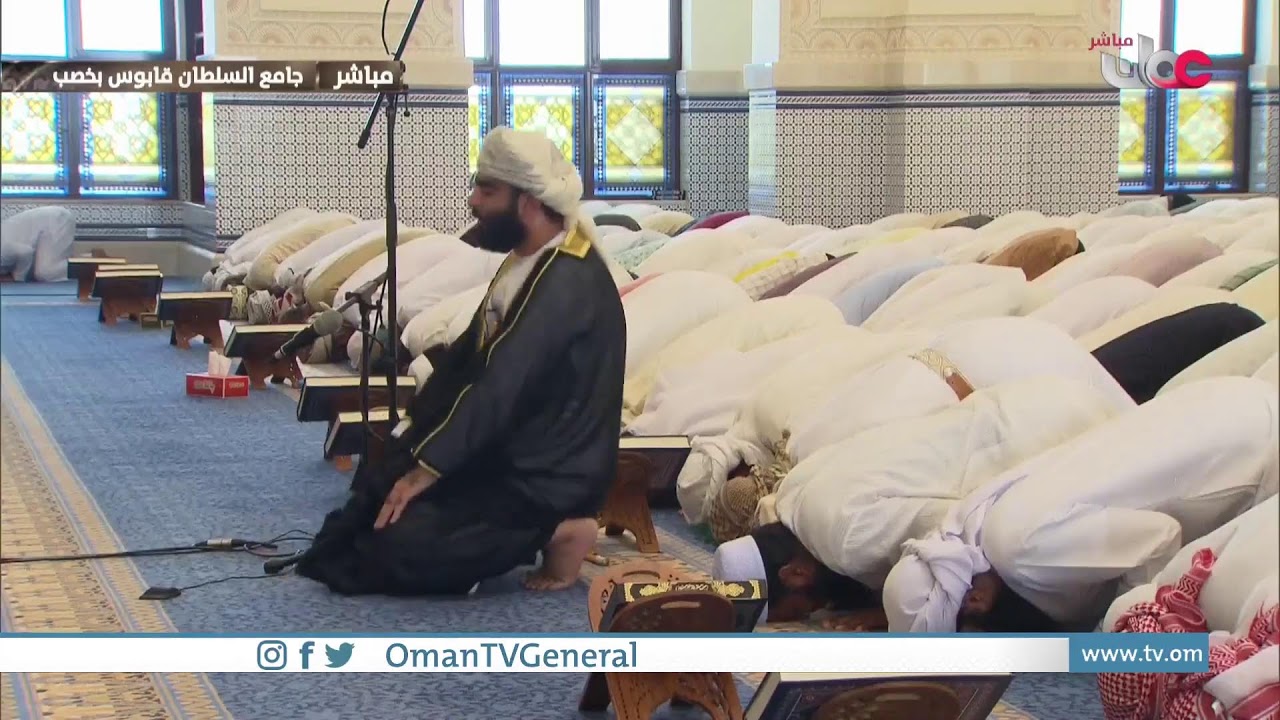 شعائر صلاة الجمعة من جامع السلطان قابوس بولاية ⁧#خصب