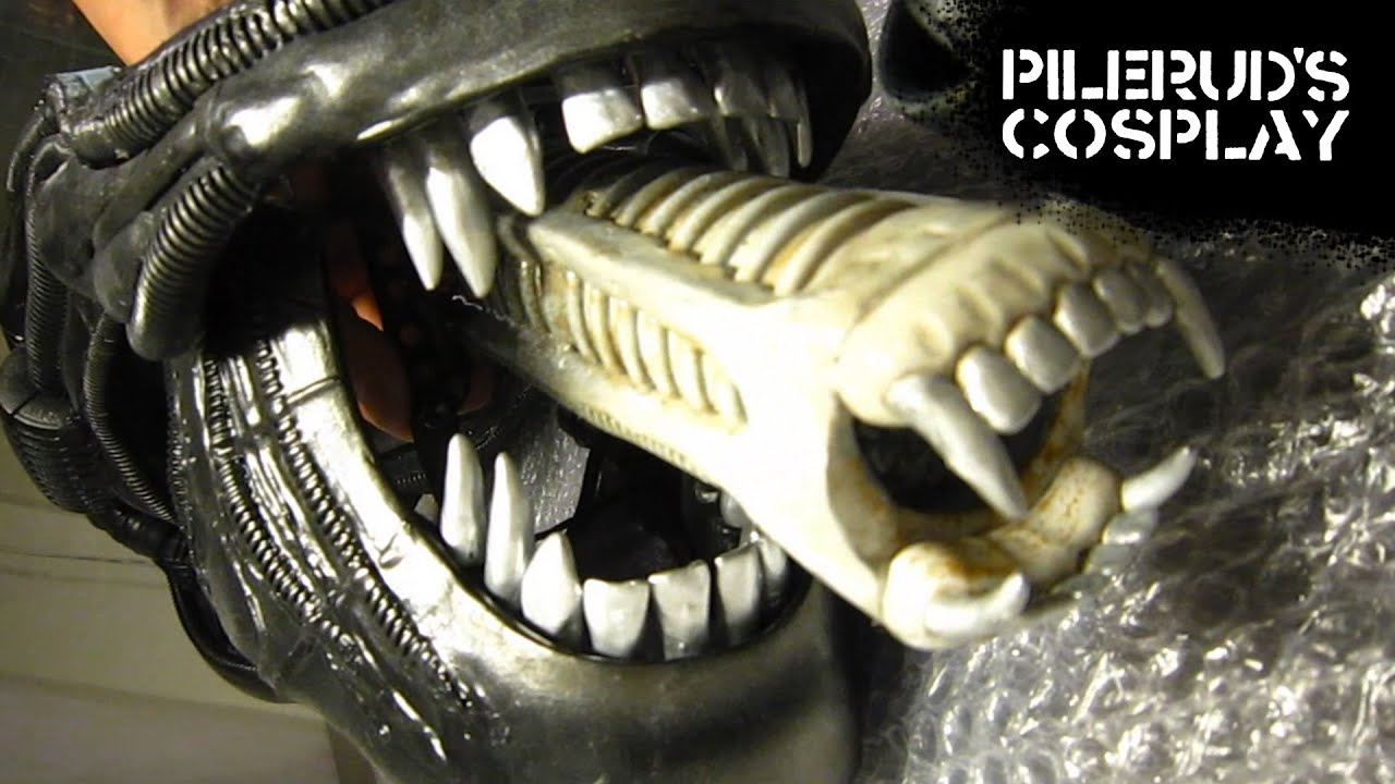 Pilerud's cosplay - Animatronic tongue for Xenomorph