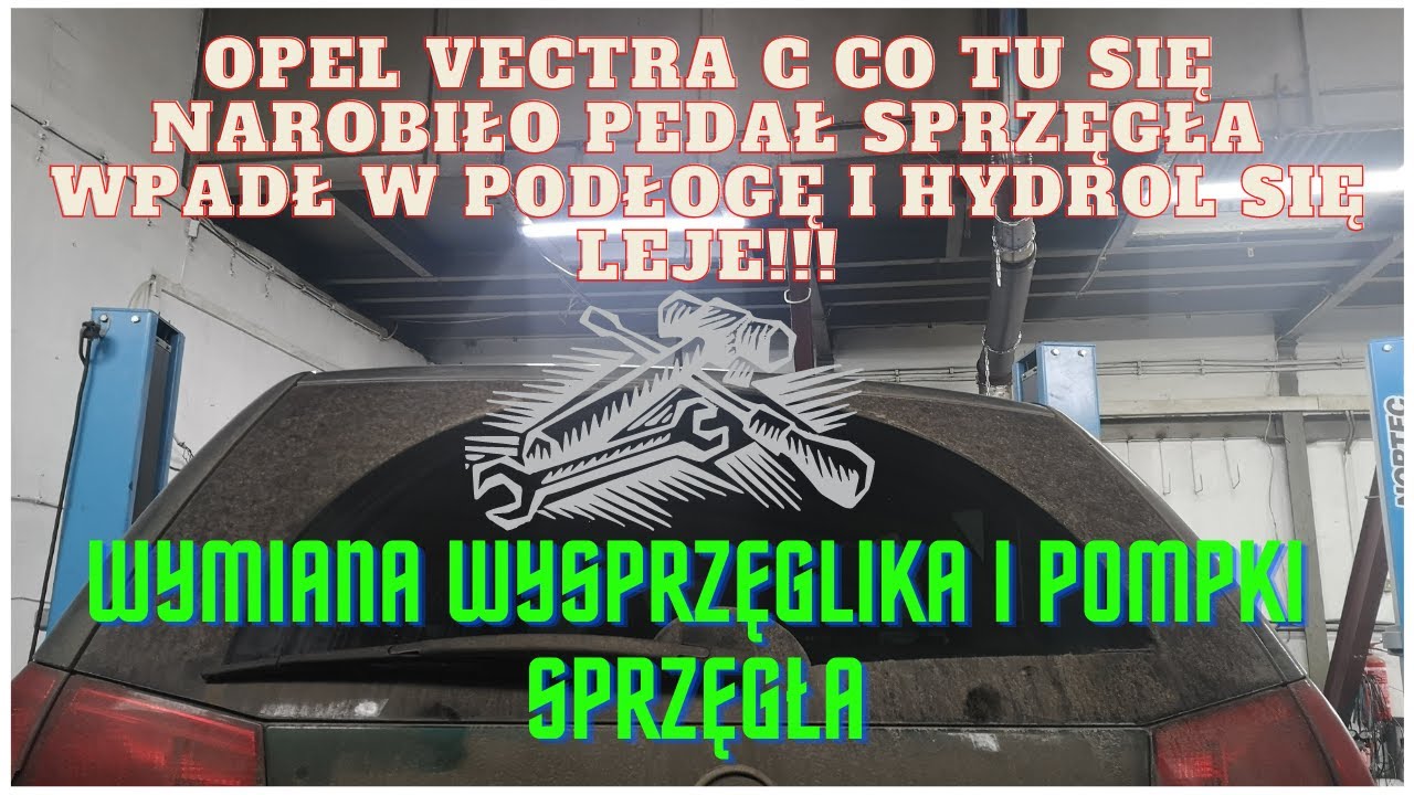 OPEL VEKTRA C BRAK SPRZĘGŁA WYMIANA WYSPRZĘGLIKA I POMPKI SPRTZĘGŁA (#16)