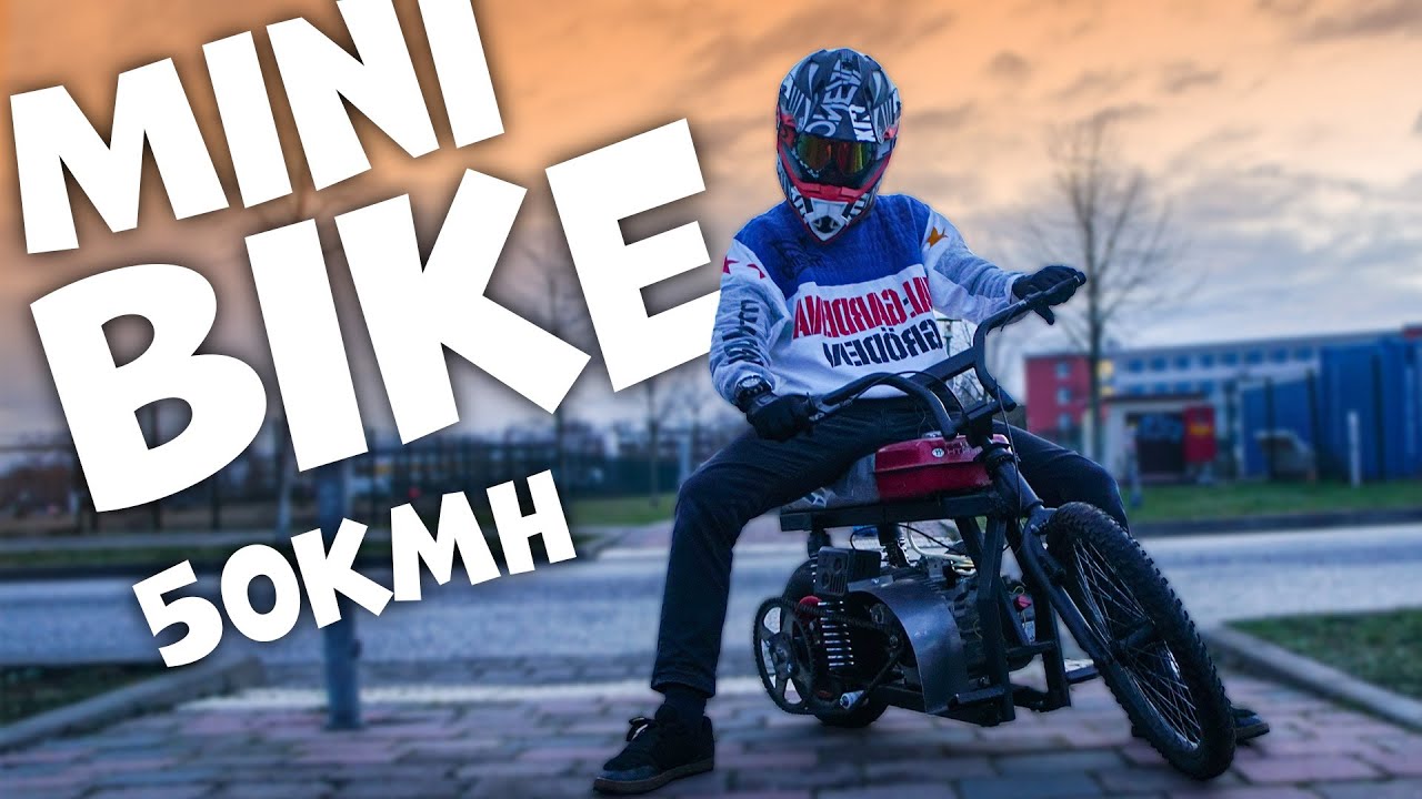 DIY Pocket Bike bauen (50km/h): Neuer Frame, Vergaser, …