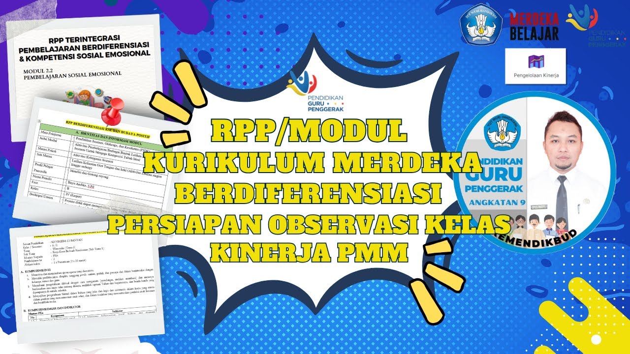 CARA BUAT RPP/MODUL AJAR OBSERVASI KELAS SESUAI FOKUS PERILAKU PENGELOLAAN KINERJA PMM