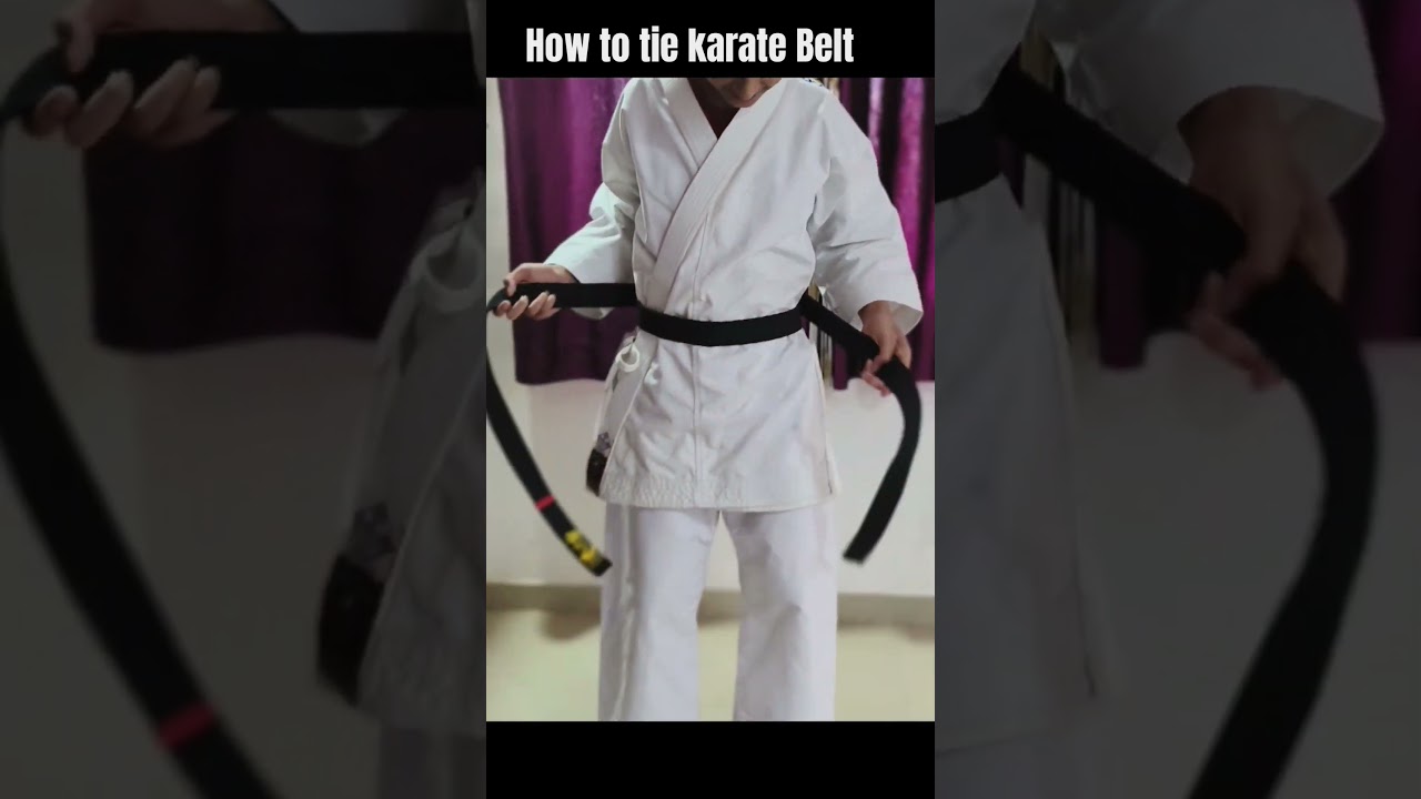 How to tie KARATE Belt |#shotokan #karatebelt #howtotiekaratebelt#oskkarateclubpune