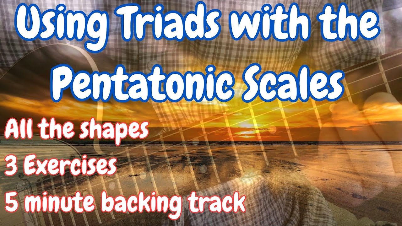 Improve your fretboard mastery. Tutorial with a backing track.