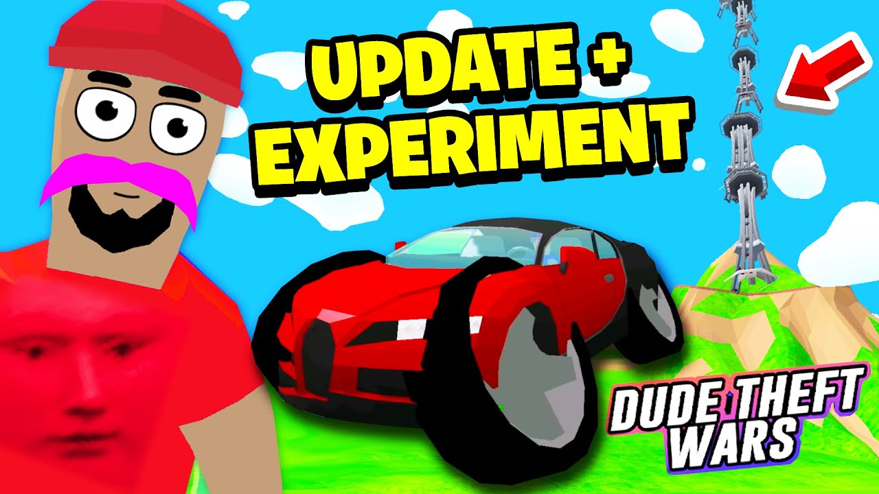 Masina TUNATA + EXPERIMENTE in Dude Theft Wars *UPDATE*