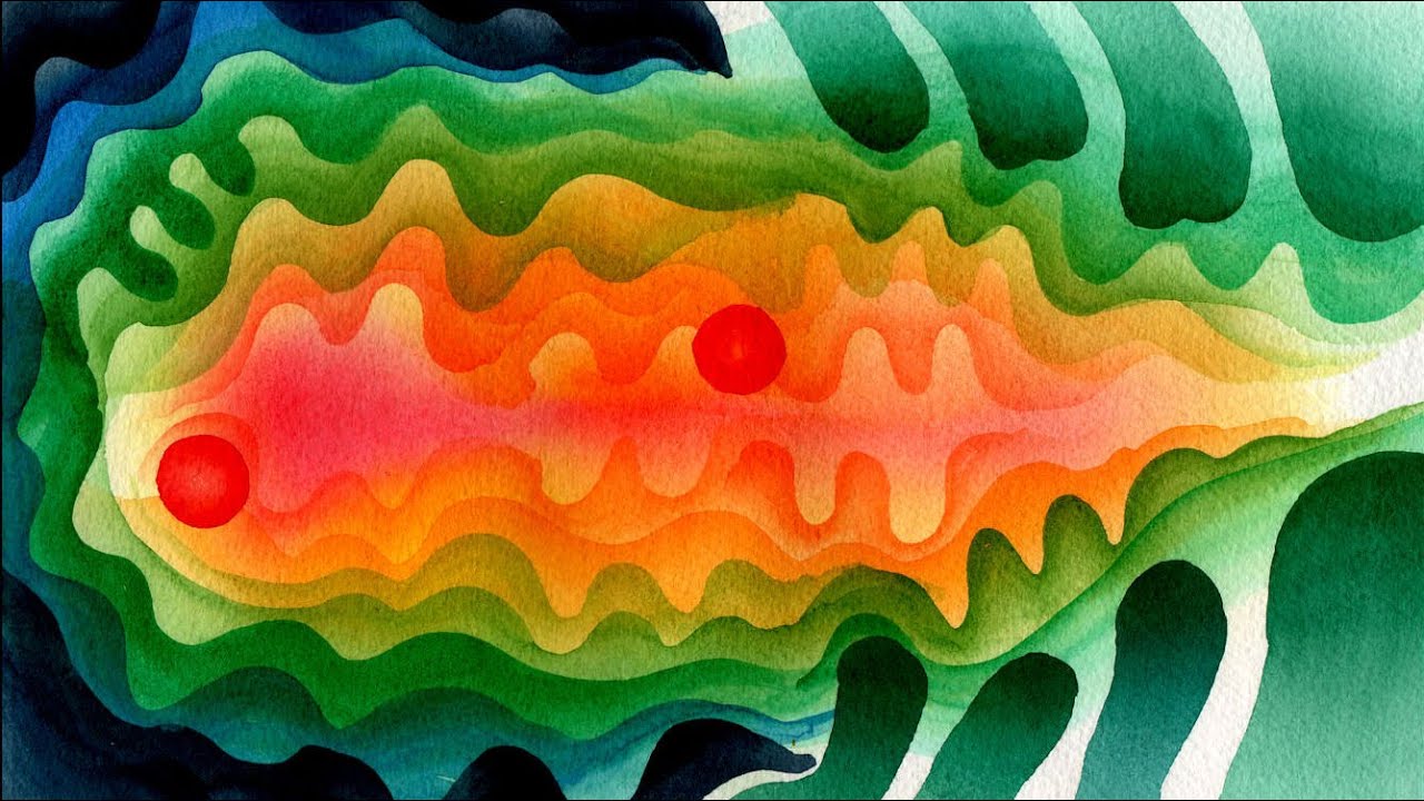 Advanced Watercolour Techniques using an unusual invention which you can make yourself.