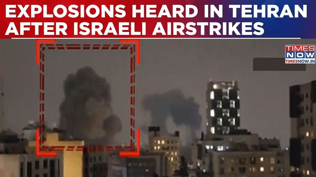 Israel Launches Fresh Airstrikes On Tehran; Explosions Reported Near Iran Defence Ministry