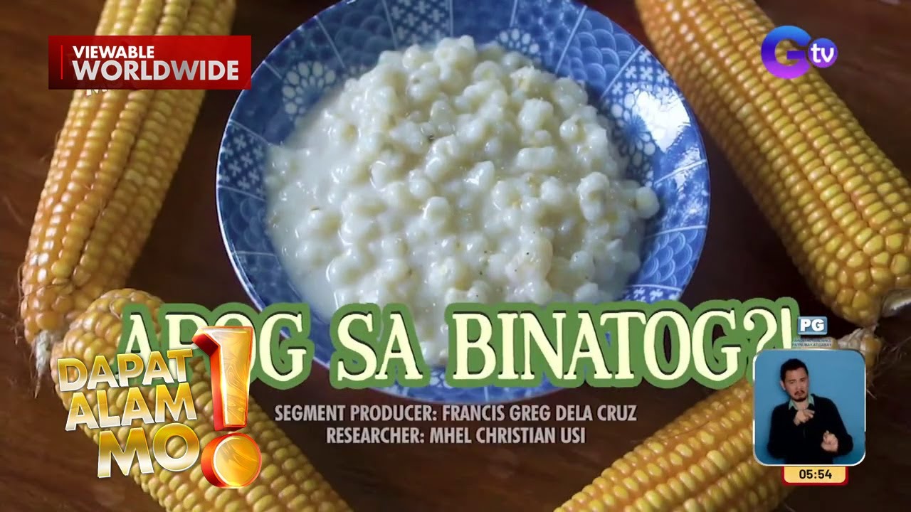 Apog, ginagamit sa pagluluto ng binatog?! | Dapat Alam Mo!