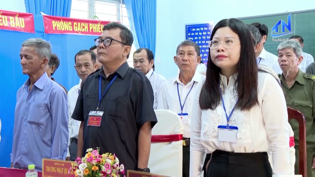 Cử tri xã Long Chữ gửi gắm niềm tin qua từng lá phiếu bầu | TayNinhTV