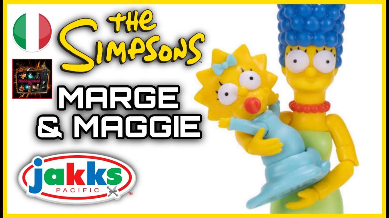 MARGE & MAGGIE - JAKKS PACIFIC - THE SIMPSONS - RECENSIONE - UN DUO PACK DA AVERE ASSOLUTAMENTE!!
