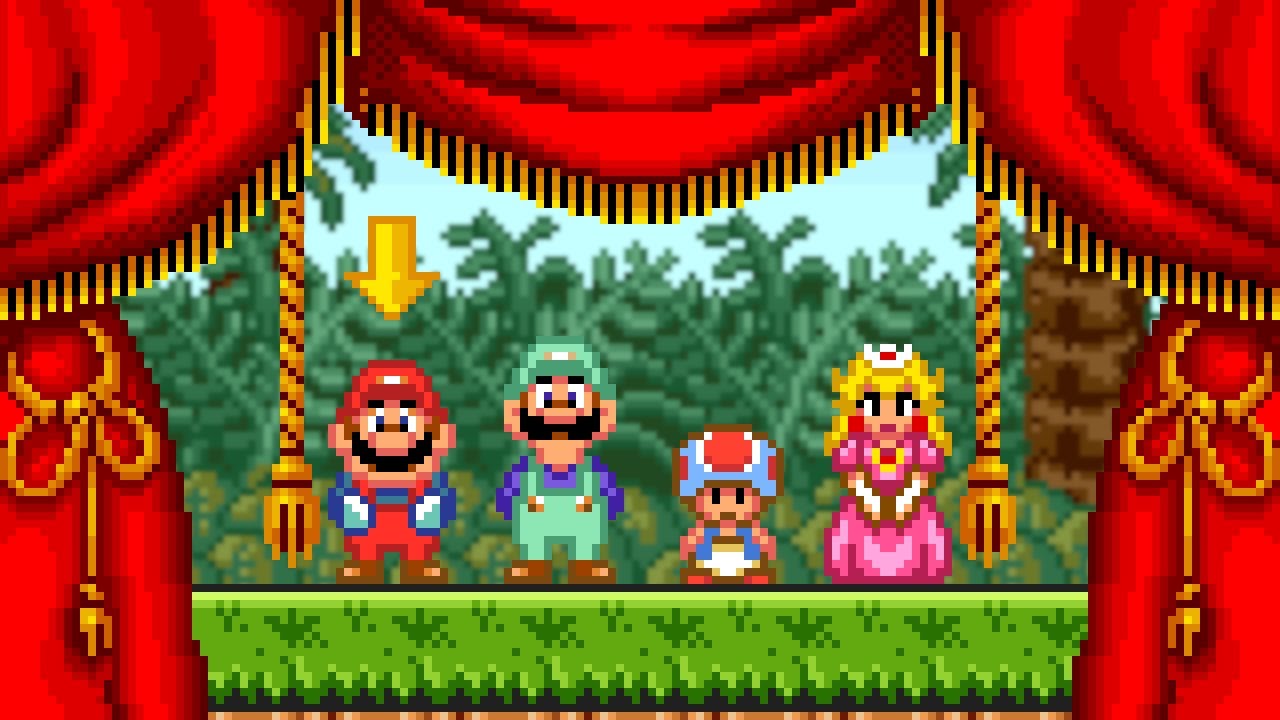 Super Mario Bros. 2 (SNES) - Redrawn Edition . ᴴᴰ
