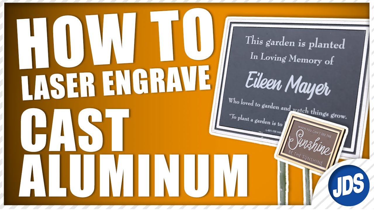 How to Laser Engrave Cast Aluminum Plaque Plates
