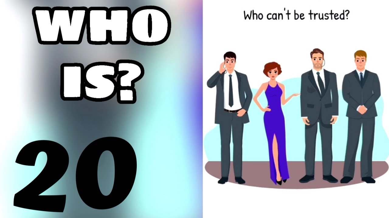 Who Is? Brain Teaser & Riddles || Gameplay Walkthrough || Level 191-200 || #20