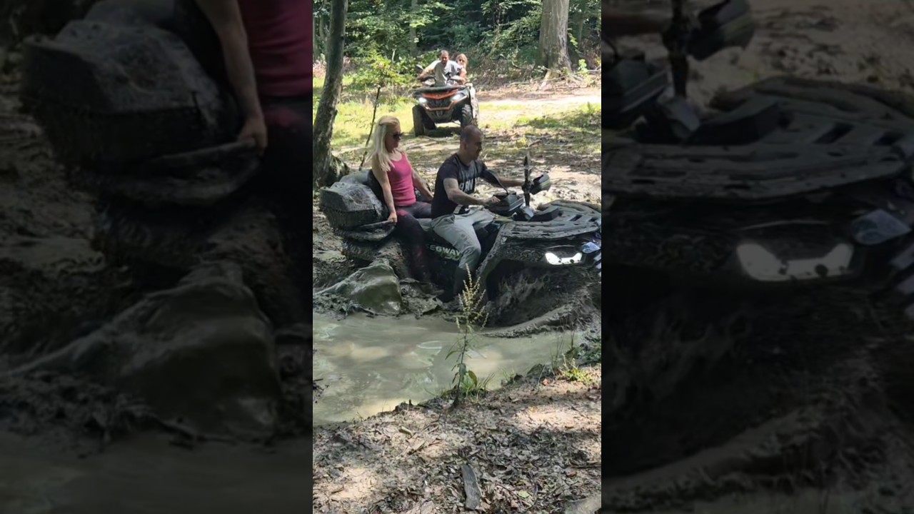 🚀ATV Segway at5l rocket in mud 💥🚀 #segway #rocket #atv #quads @quadadventuresLR