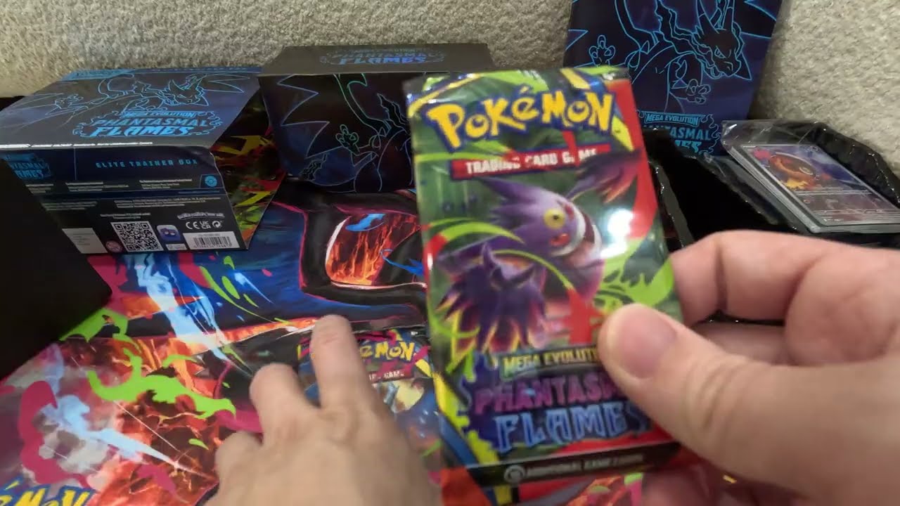MY FIRST PHANTASAMAL FLAMES ETB!! - CHASING THE MEGA CHARIZARD X SIR !!!  EPISODE 2