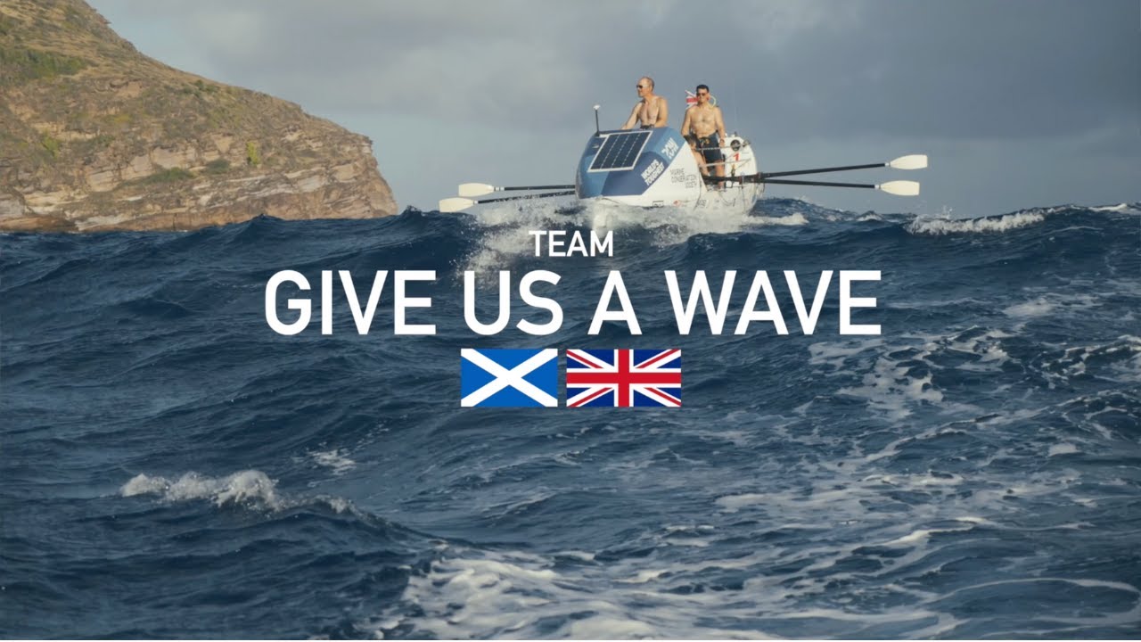 GIVE US A WAVE 🇬🇧🏴󠁧󠁢󠁳󠁣󠁴󠁿 | World's Toughest Row | ATLANTIC 2025