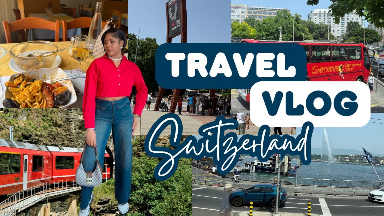 Exploring Geneva, Switzerland 🇨🇭, City Tour,Jet d’Eau Cruise & African Food Hunt!