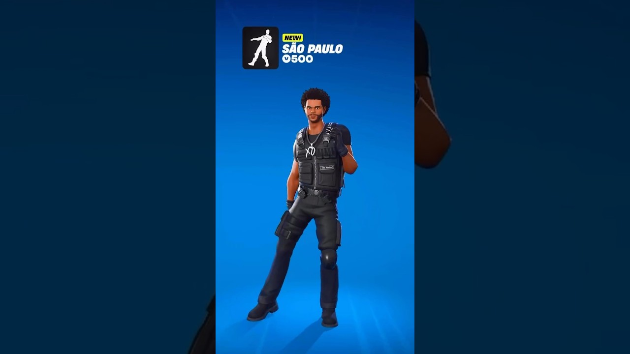 Эмоция The Weeknd x Fortnite - Сан-Паулу теперь доступна в игре 🕺😍 #эмоция #fortnite #xo #anitta
