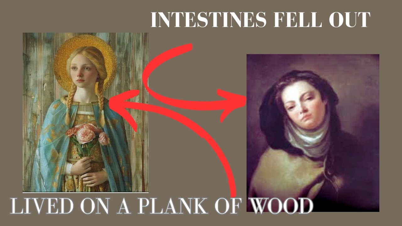 These Victim Soul Saints are amazing! St. Lydwine and St.Fina (Seraphina)