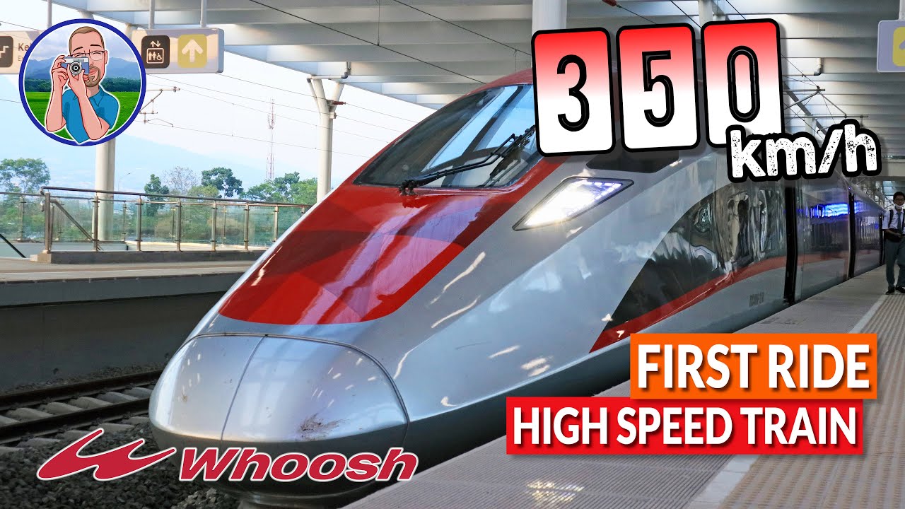 My trip on Indonesia's first high-speed train #whoosh