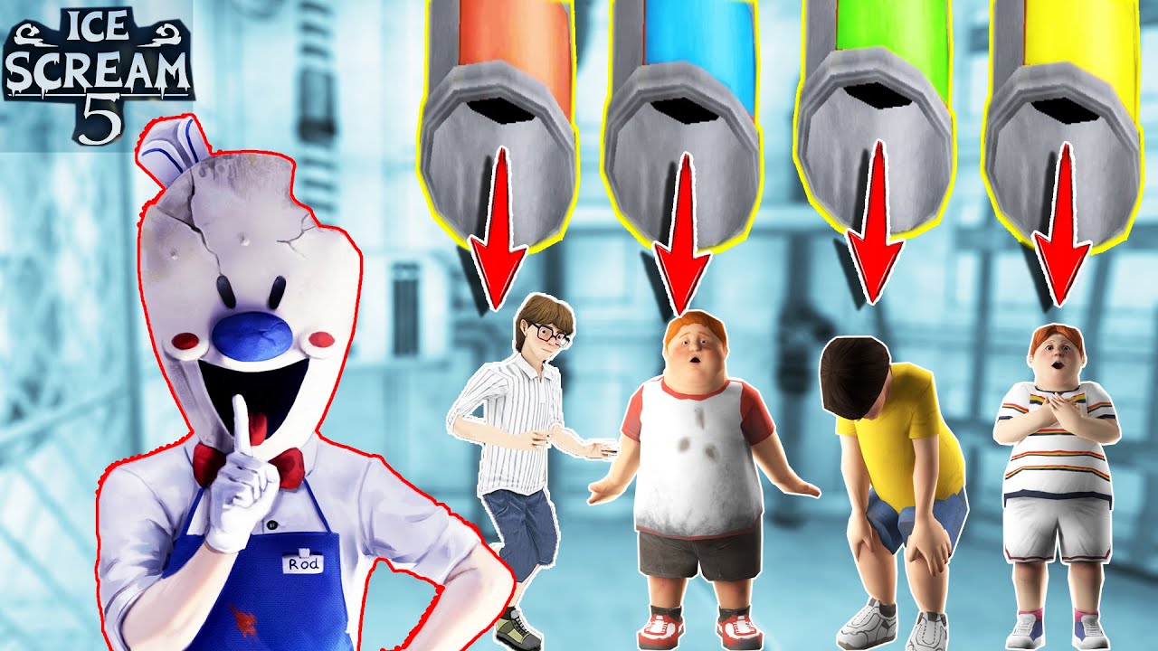 ICE SCREAM 5 FABRİKADAN EFSANE KAÇIŞ  🥶 😱 Ice Scream 5 Friends