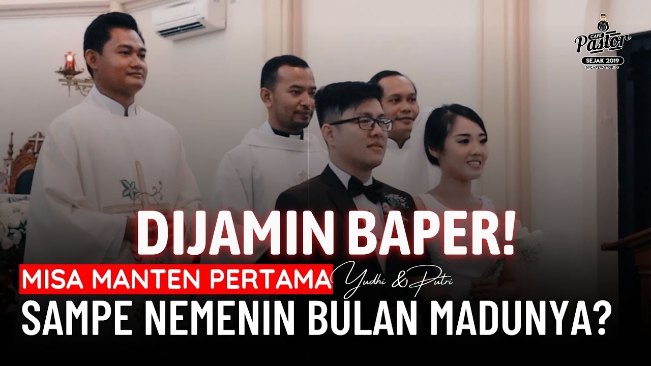 BAPER! PASTOR NEMENIN BULAN MADU MANTAN EH MANTEN???😜 | Misa Manten Pertama Romo Theo