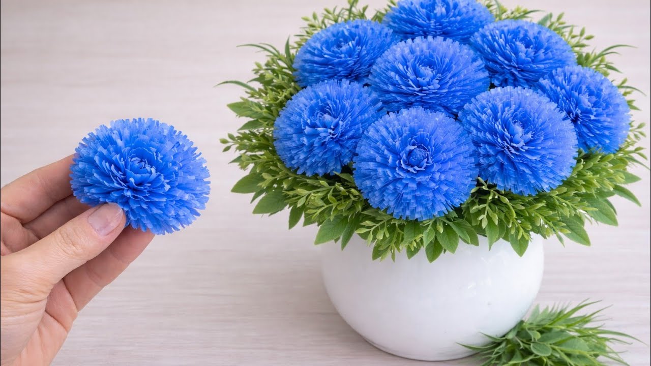 Flowers Making With Plastic Carry Bags | DIY | Carry Bags Re Use Ideas | Best Out Of Waste