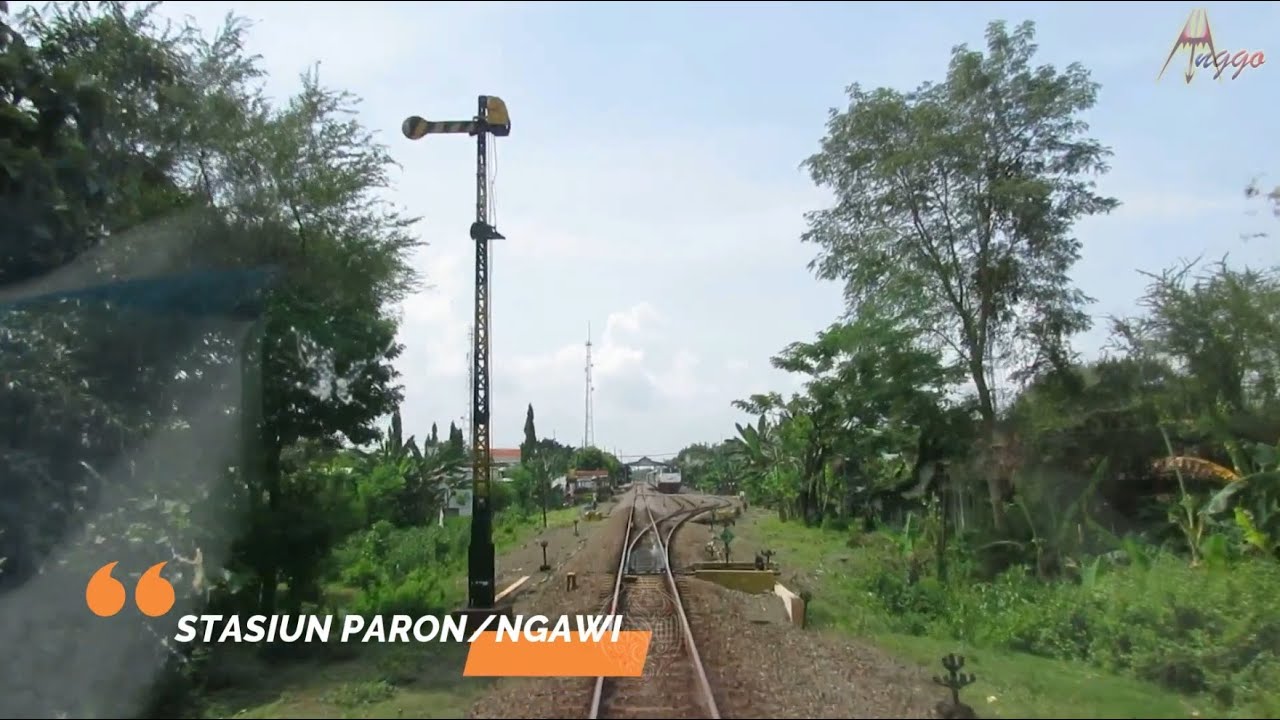 Train Driver View : Solo Jebres to Magetan