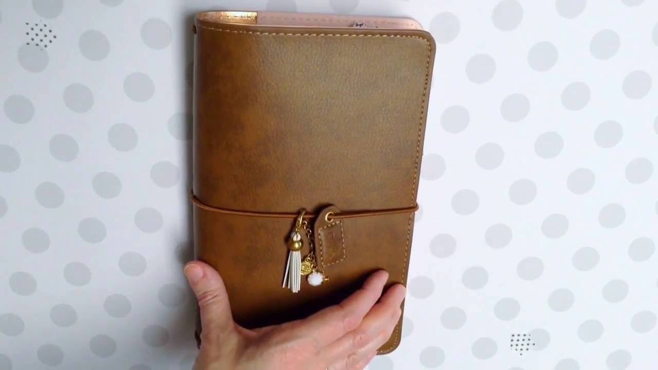 Setup of my Walnut Color Crush Traveler's Notebook!!!