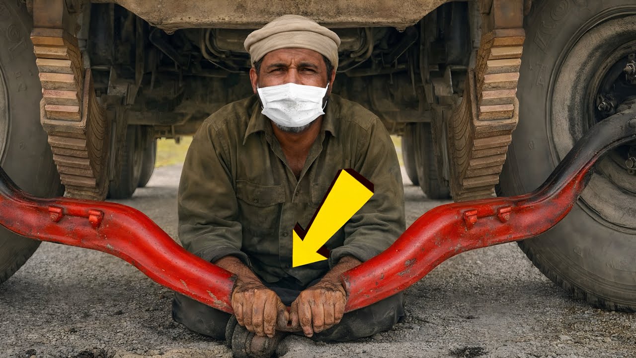 Only Savage Mechanics Could Fix This Heavy Truck’s Broken Front Axle