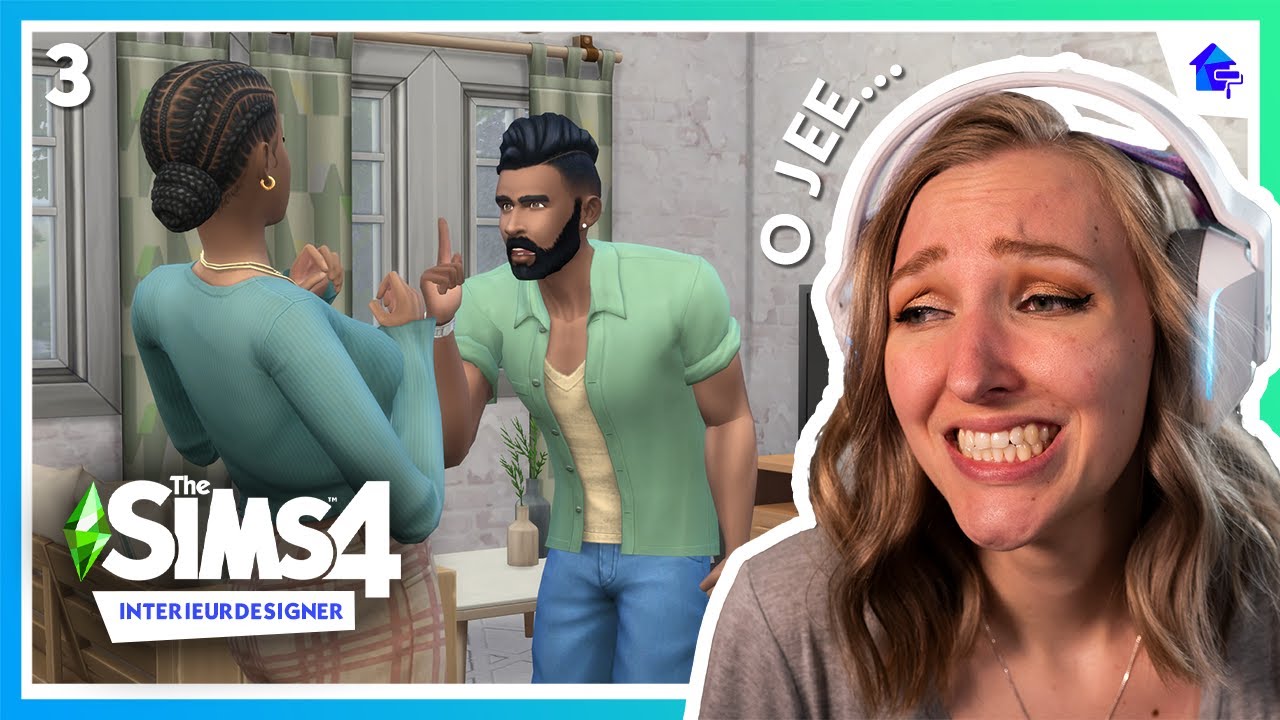 Ze HATEN mijn DESIGN?! 😰 | Sims 4 Interieurdesigner