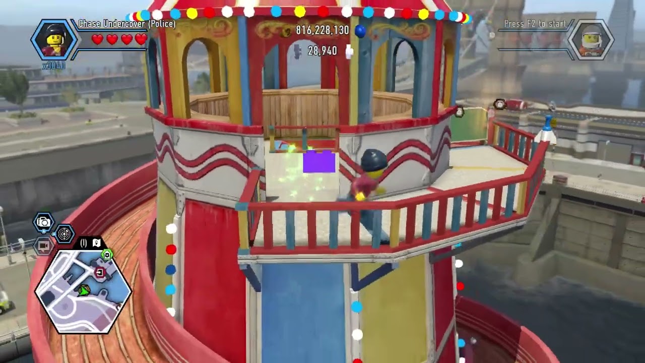 LEGO City Undercover - All 12 Vehicle Robbers Arrested and Unlocking Marion Dunby