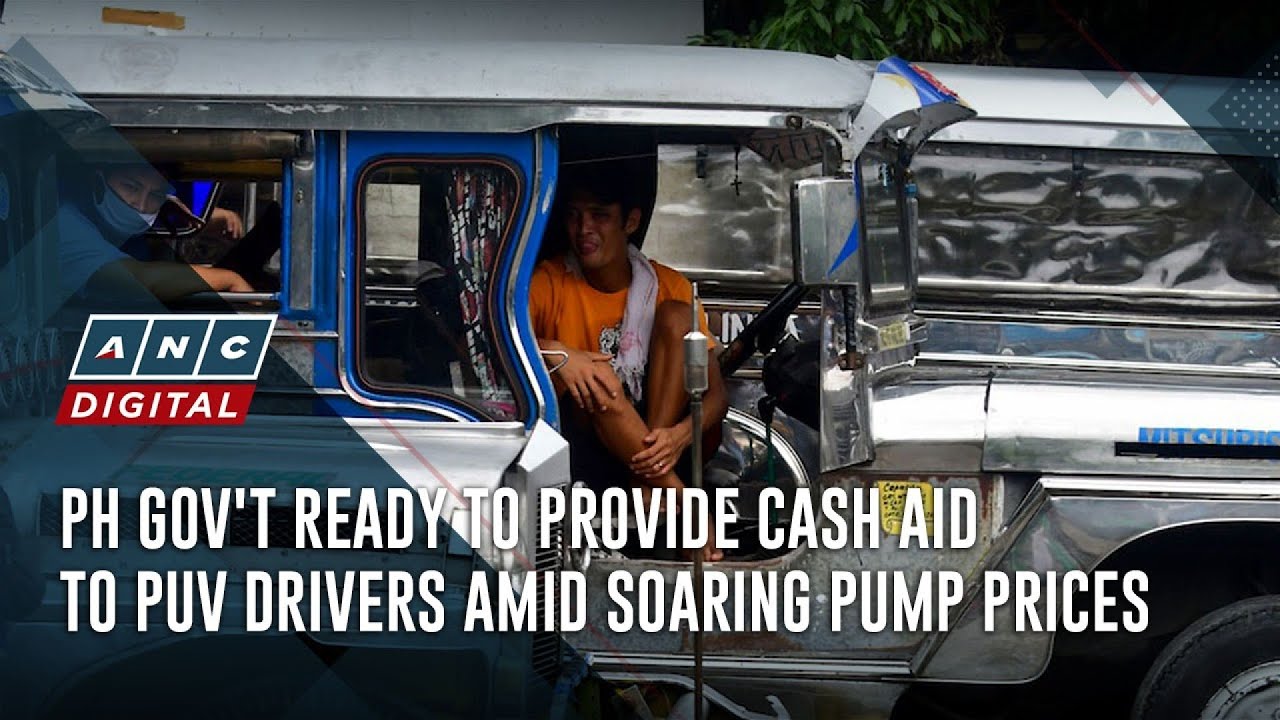 PH gov't ready to provide cash aid to PUV drivers amid soaring pump prices